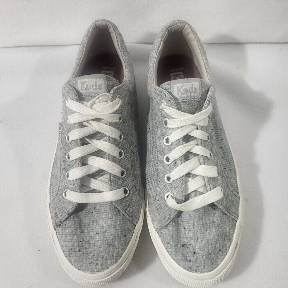 Keds Women's Kickstart Mini Chambray Sneakers, Blue, Size 8.5 M US